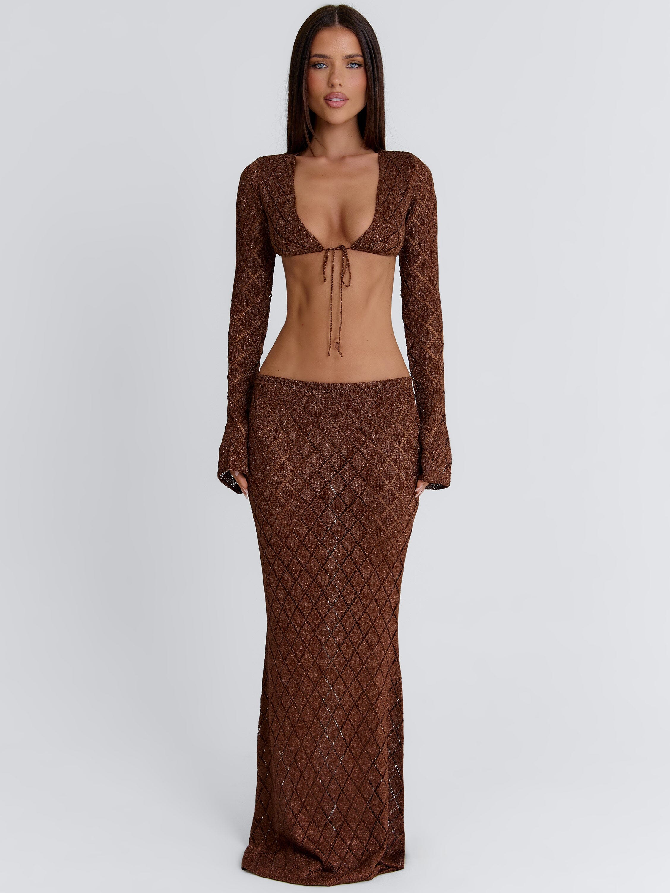 Siera Crop Top Bronze