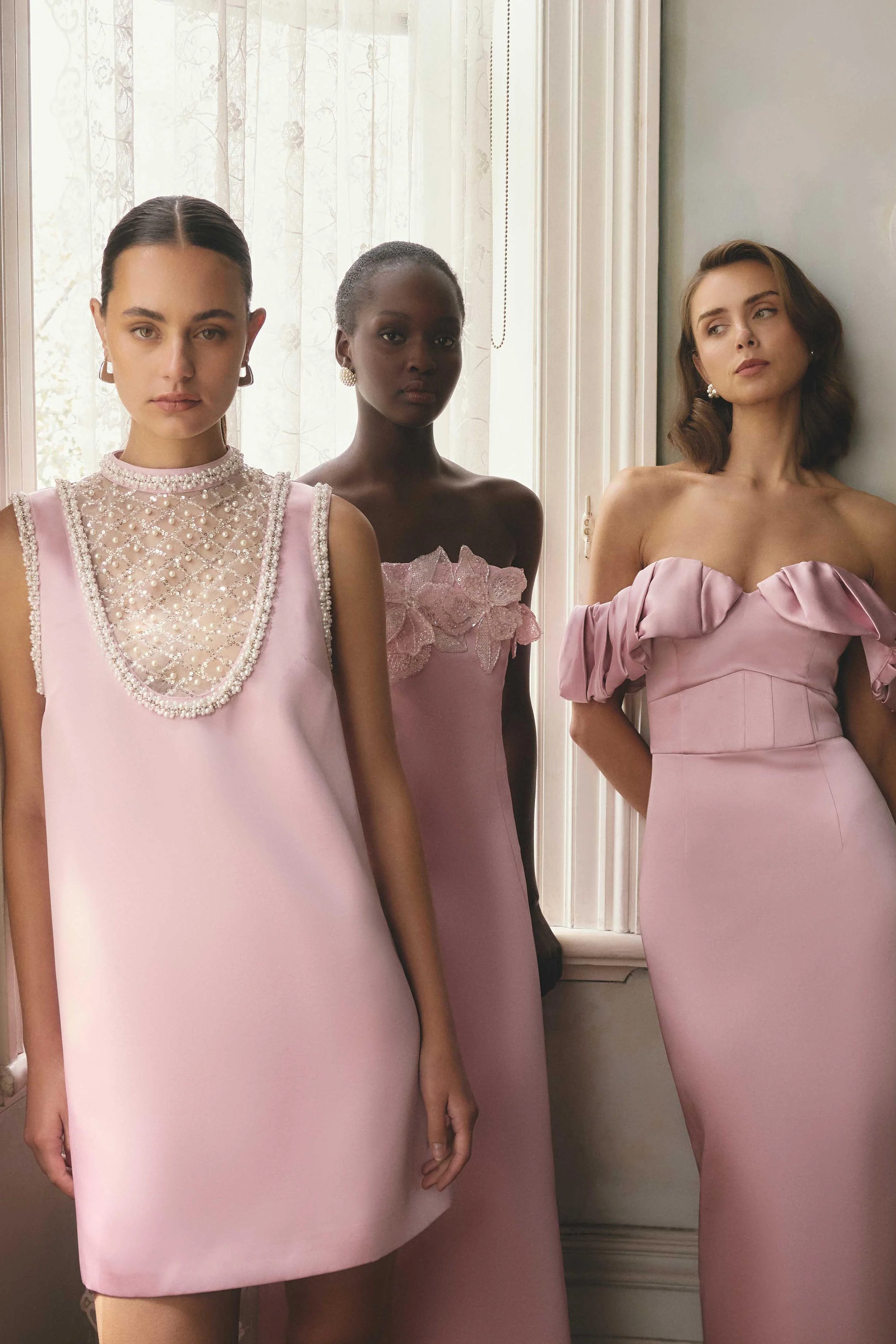 Espera Shift Mini Dress in Rose Pink - luluinthesky