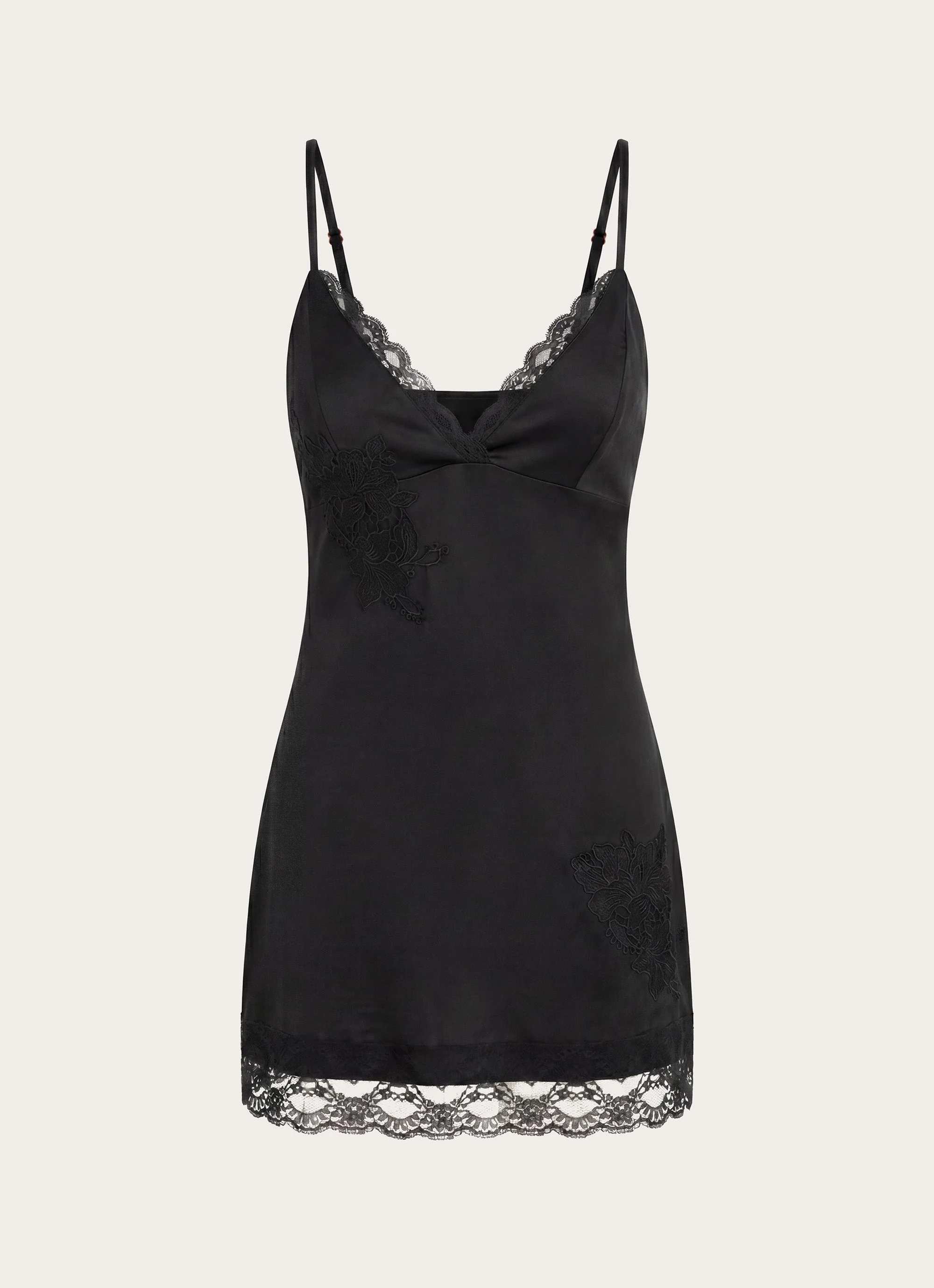 Cassidy Mini Dress - Black - luluinthesky