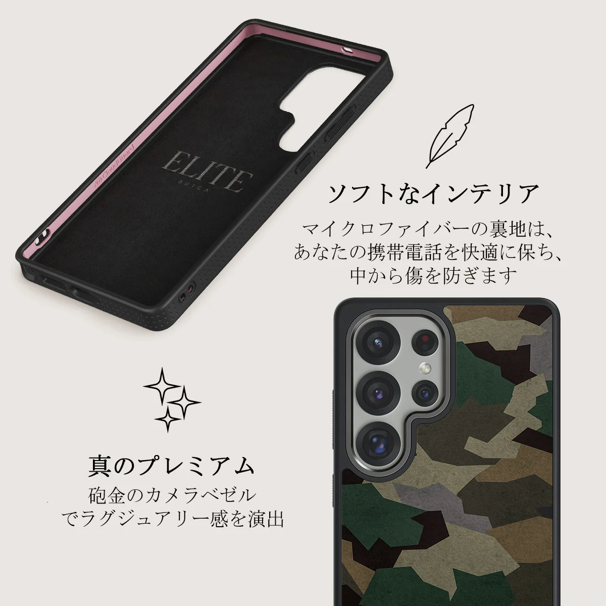 Tropical Green Camo - Samsung Galaxy S25 Ultra ケース
