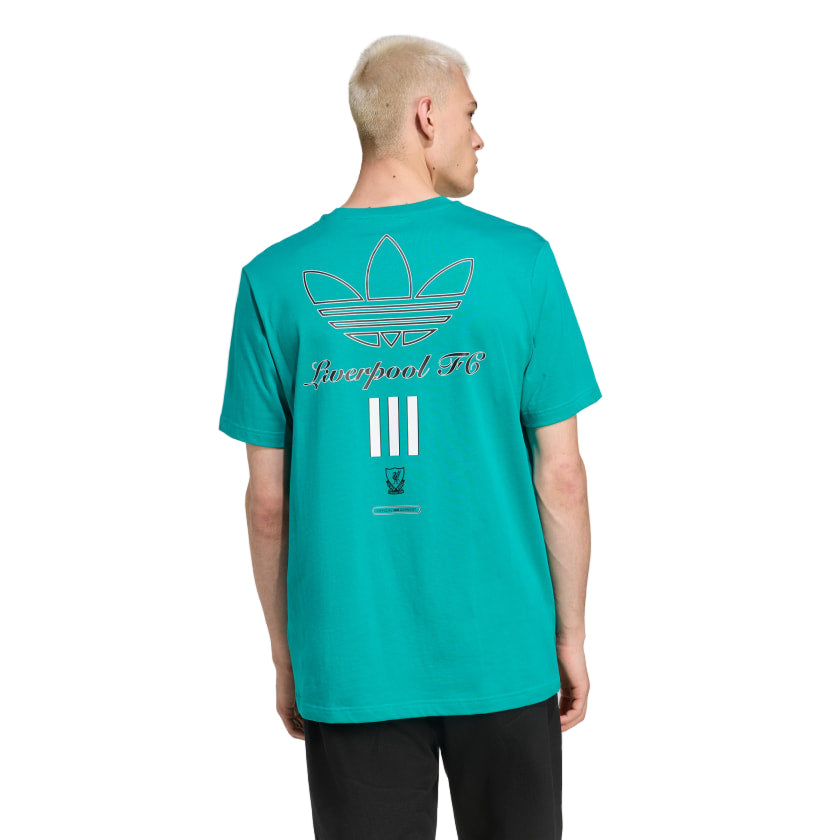 ADIDAS Men's S/S Round Neck Shirt Green JW4137