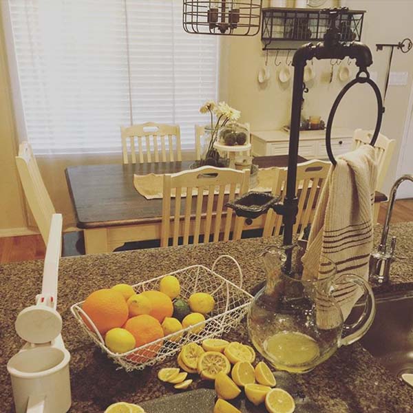 Spigot Soap and Towel Holder