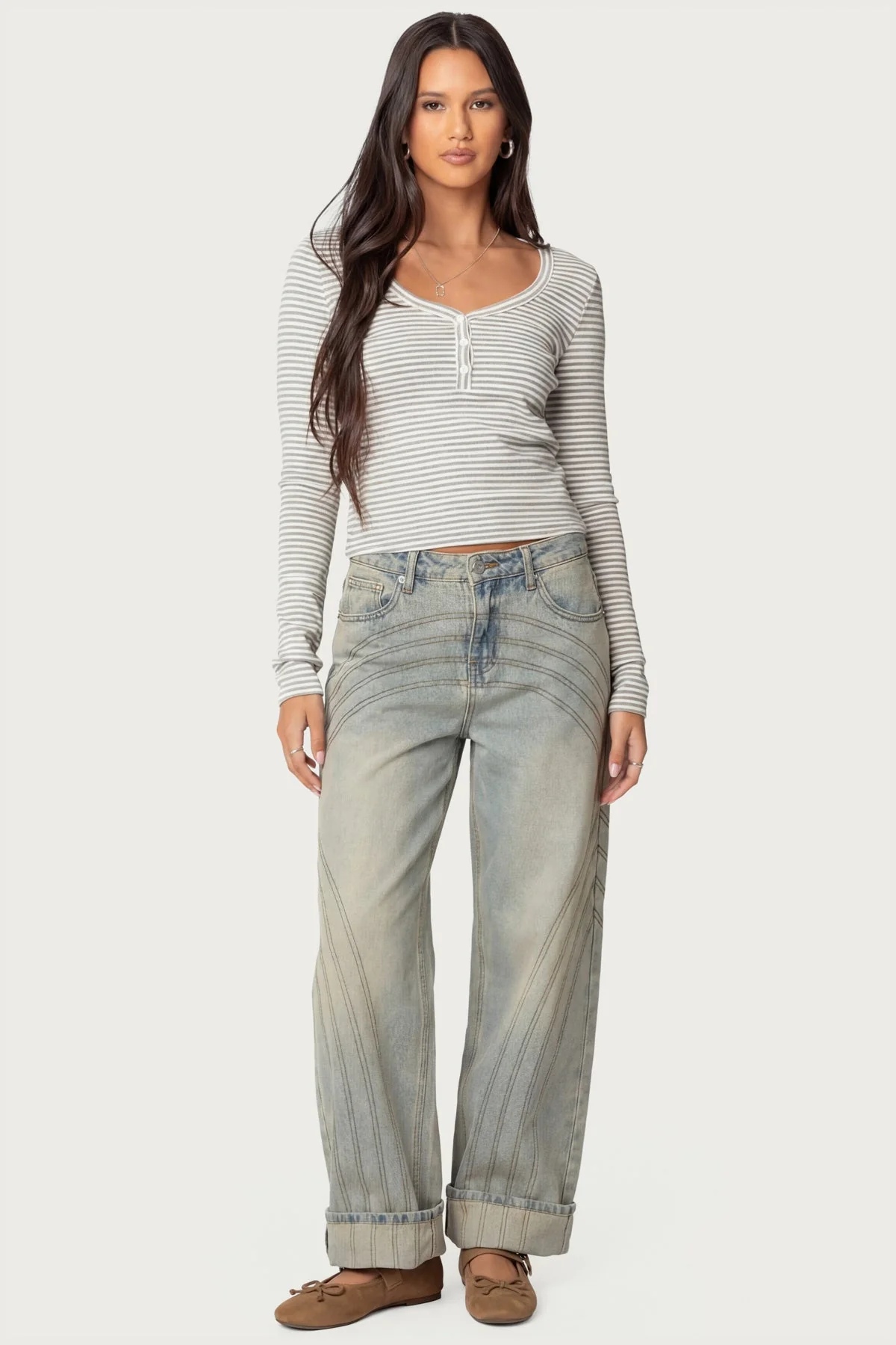 Jocelyn Striped Top