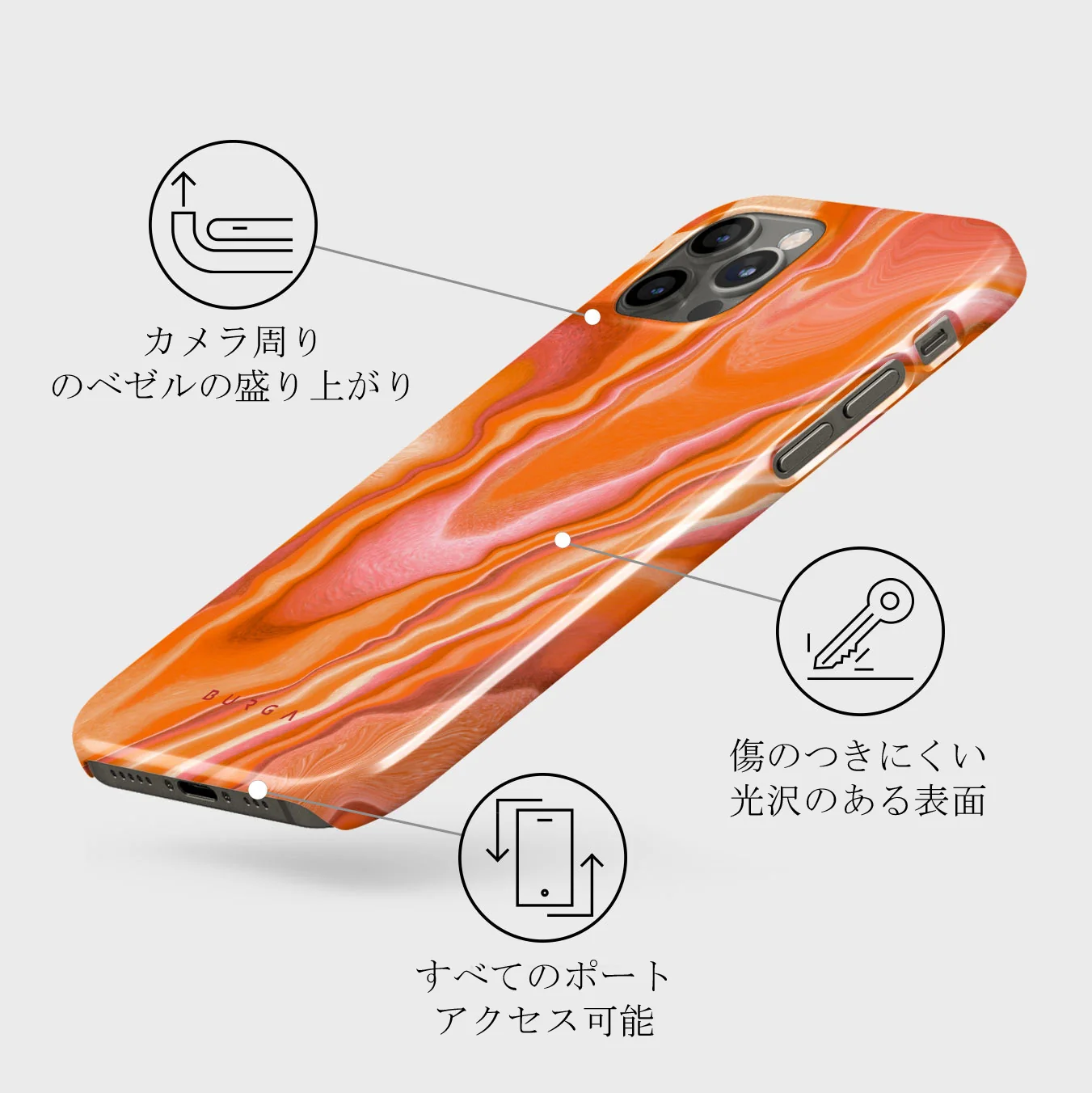 Retro Glow - iPhone 12 Pro Max ケース