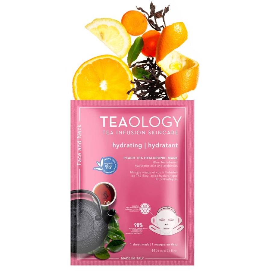 Teaology Pielęgnacja twarzy Peach Tea Hyaluronic Mask