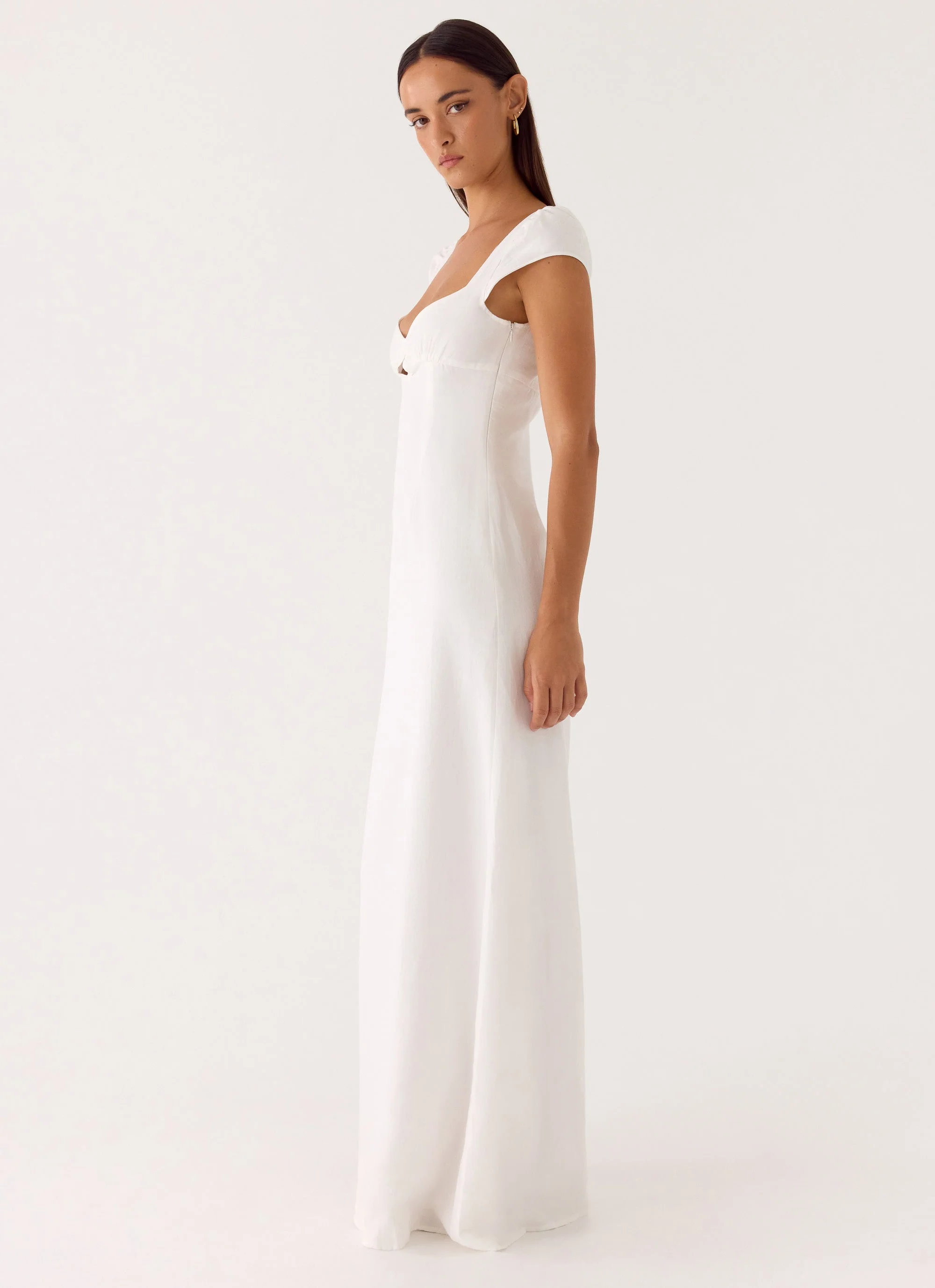 Never Really Over Maxi Dress - White - luluinthesky
