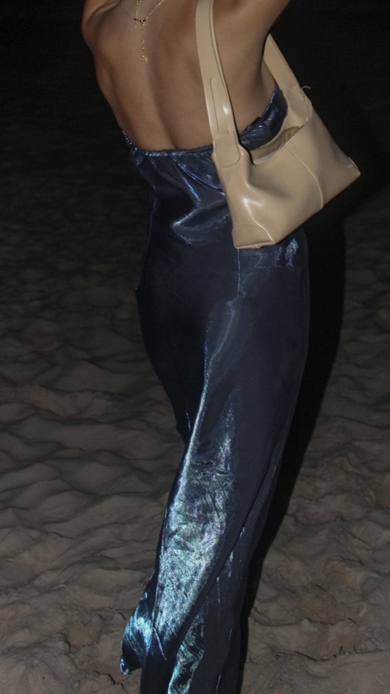 Blair Strapless Maxi Dress - Midnight Blue