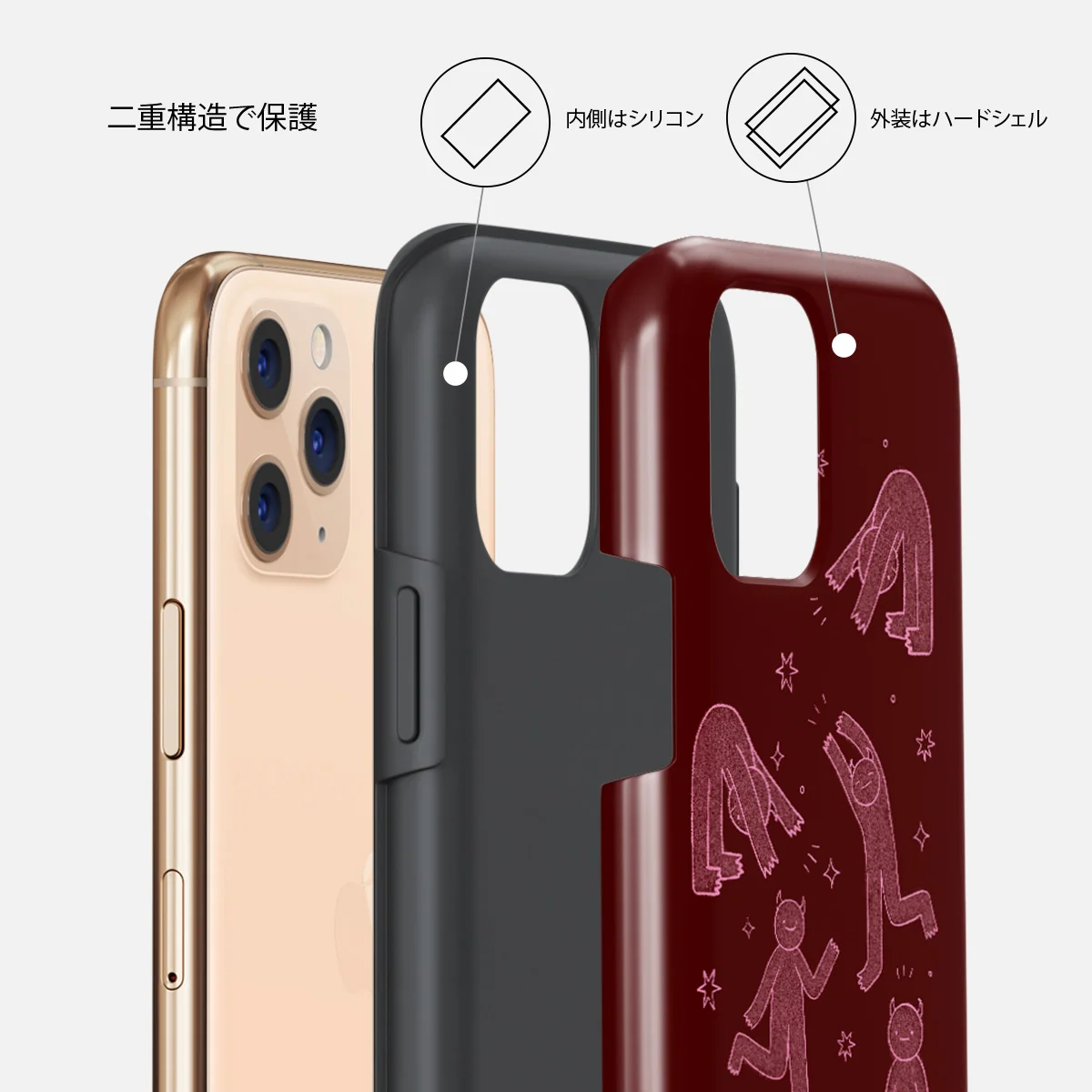Inner Demons - iPhone 11 Pro ケース