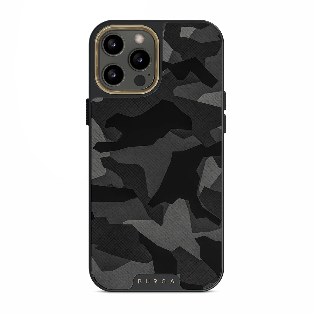 Night Black Camouflage - iPhone 12 Pro ケース