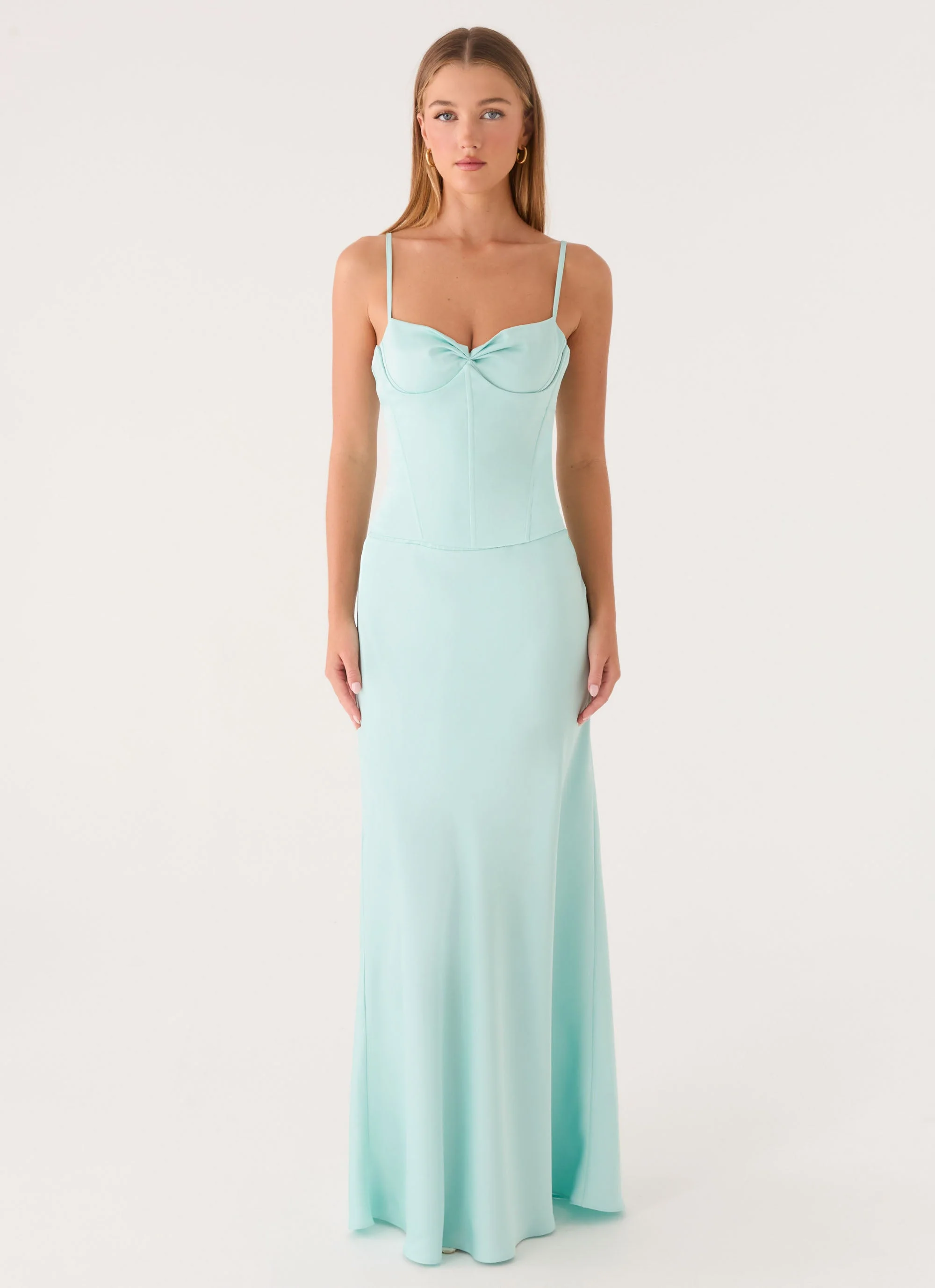 Merritt Maxi Dress - Aqua