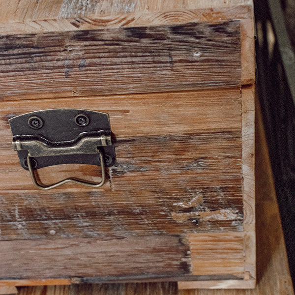 Rustic Reclaimed Wood Chests, Set of 2