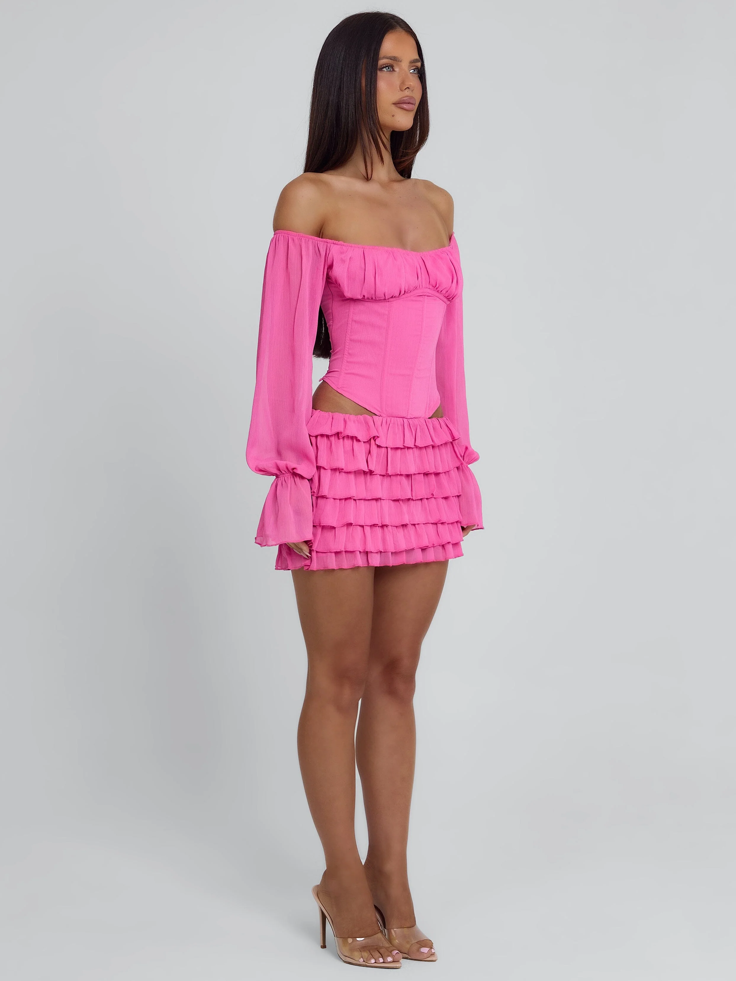 Ayani-Mini-Dress-Hot-Pink - luluinthesky