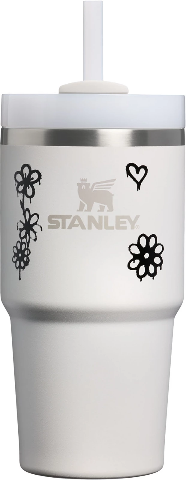 Stanley 20 oz. Quencher H2.0 FlowState Tumbler - Stanley Graffiti Garden - Frost Graffiti Floral