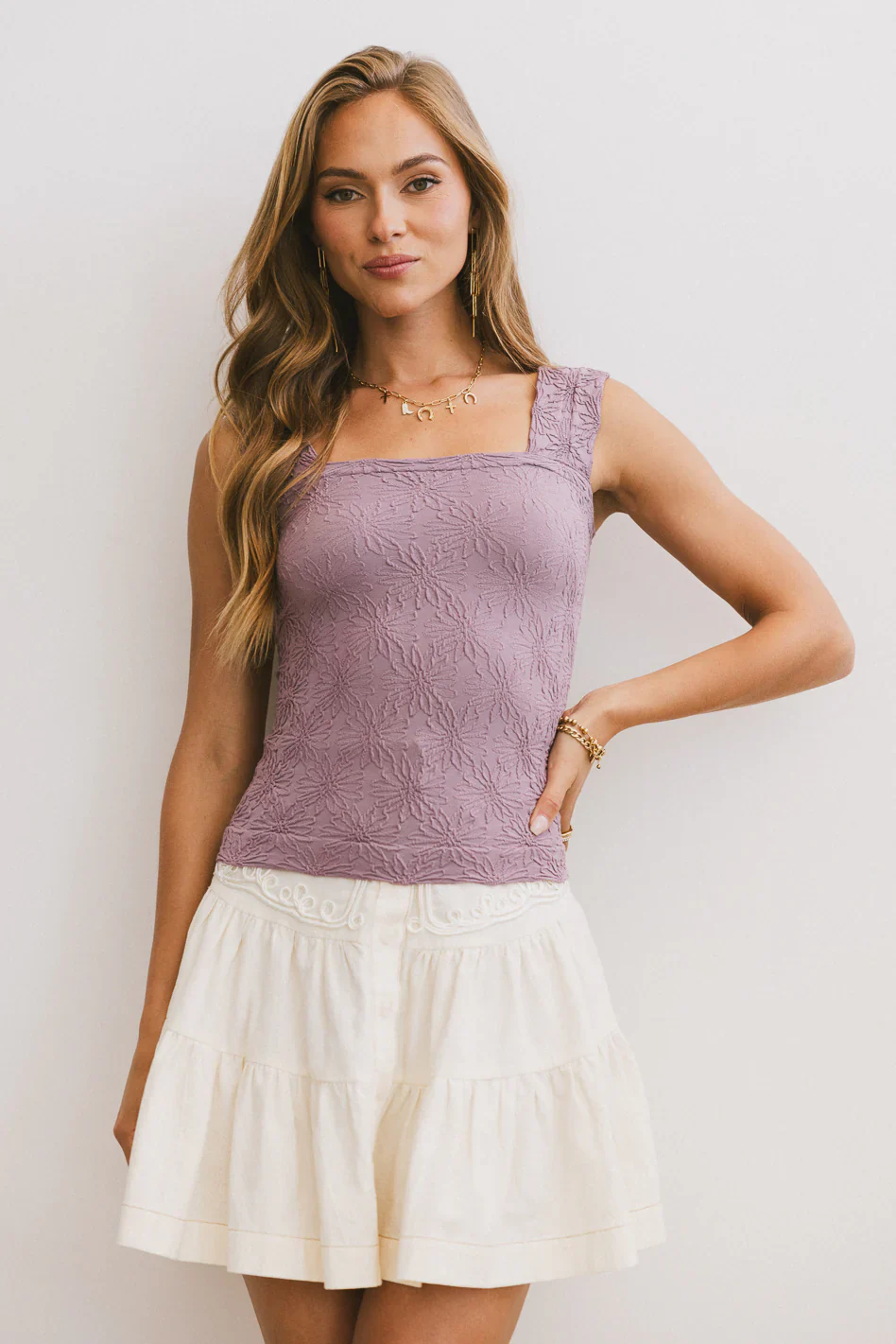 Heartbreaker Cami in Lavander