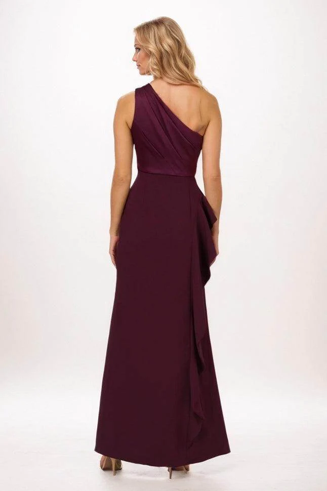 Sheath Maxi Luxe Satin Mother Of The Bride Dress CM0328