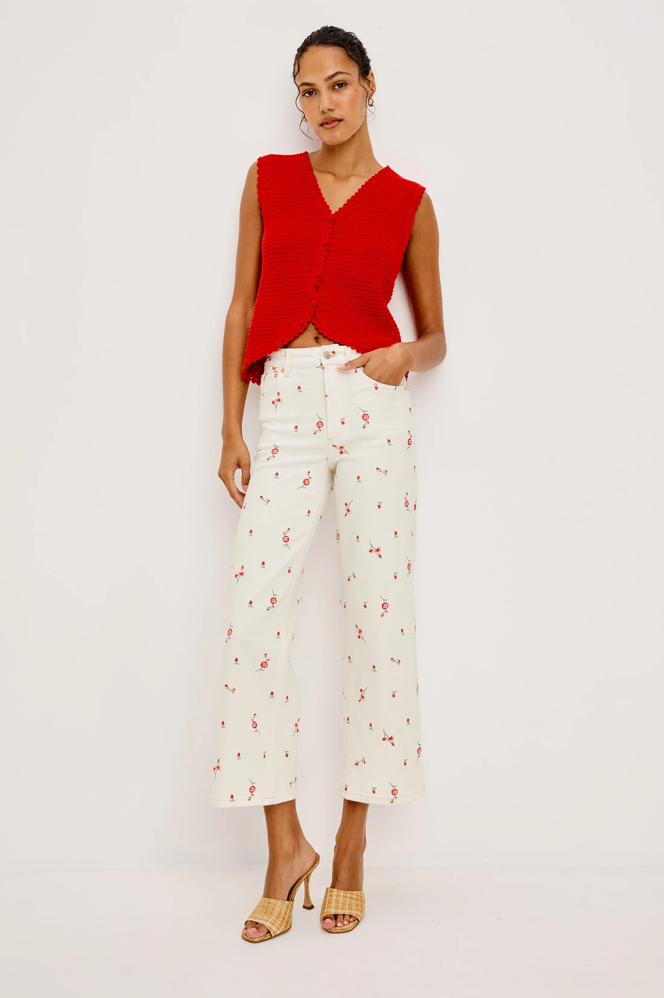 Calypso Vest - Scarlet
