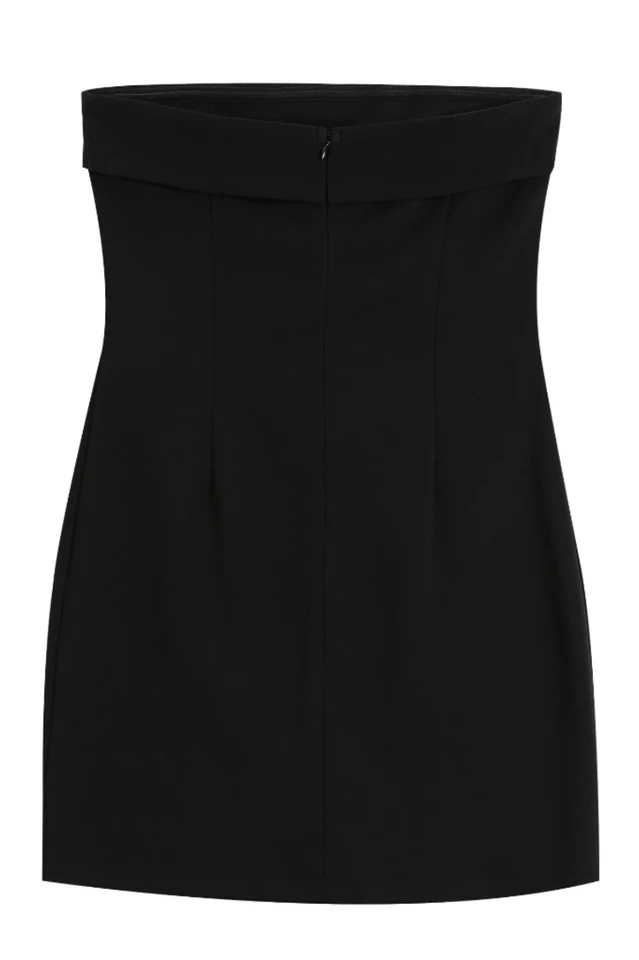 Abbie Strapless Suiting Mini Dress