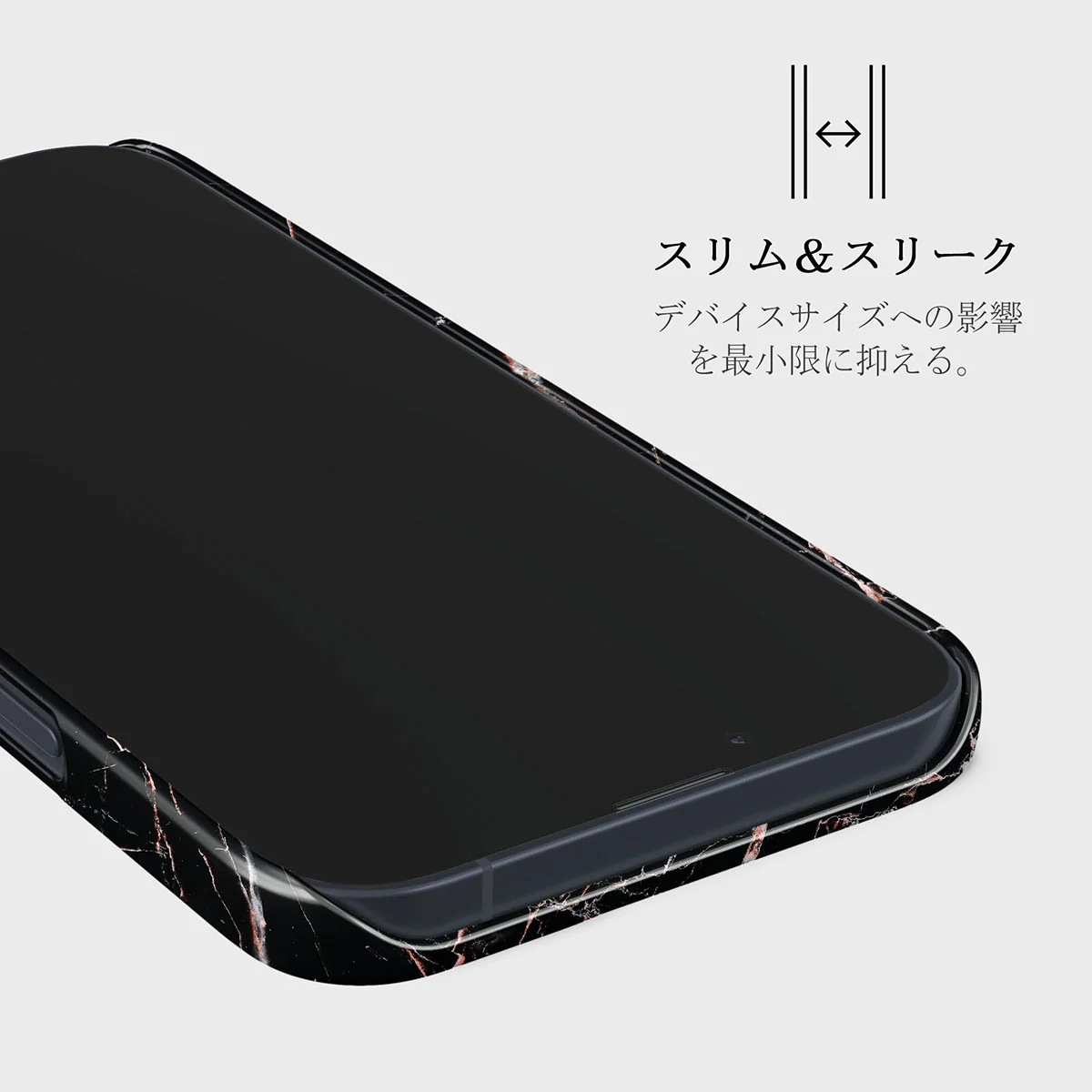 Rose Gold Marble - iPhone 13 Mini ケース