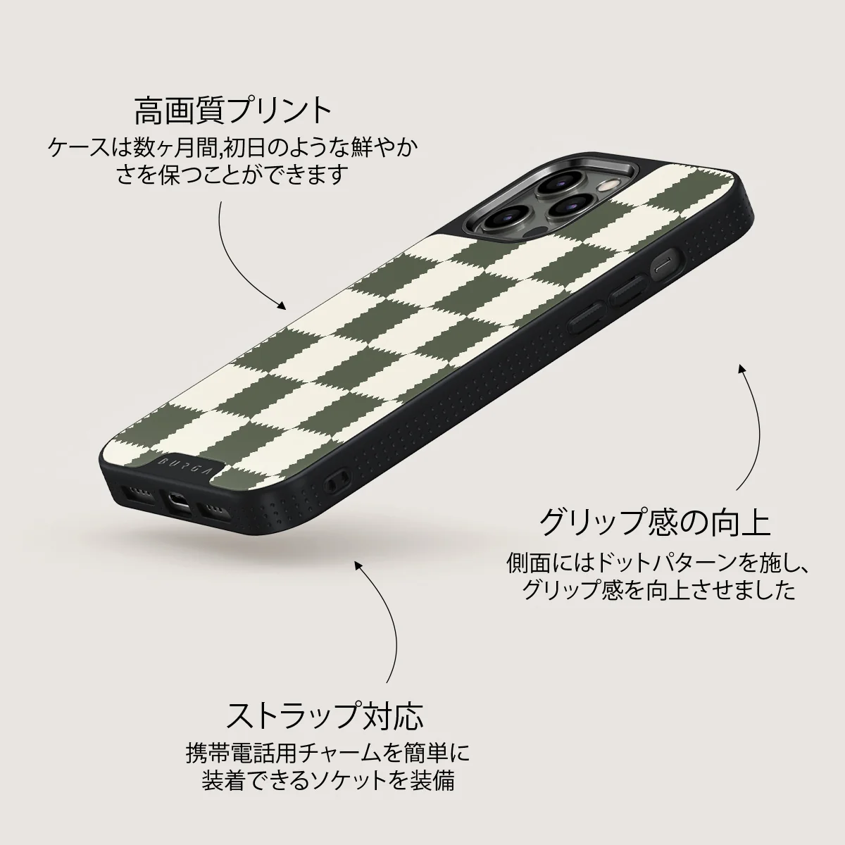 Retro Grid - iPhone 12 Pro Max ケース