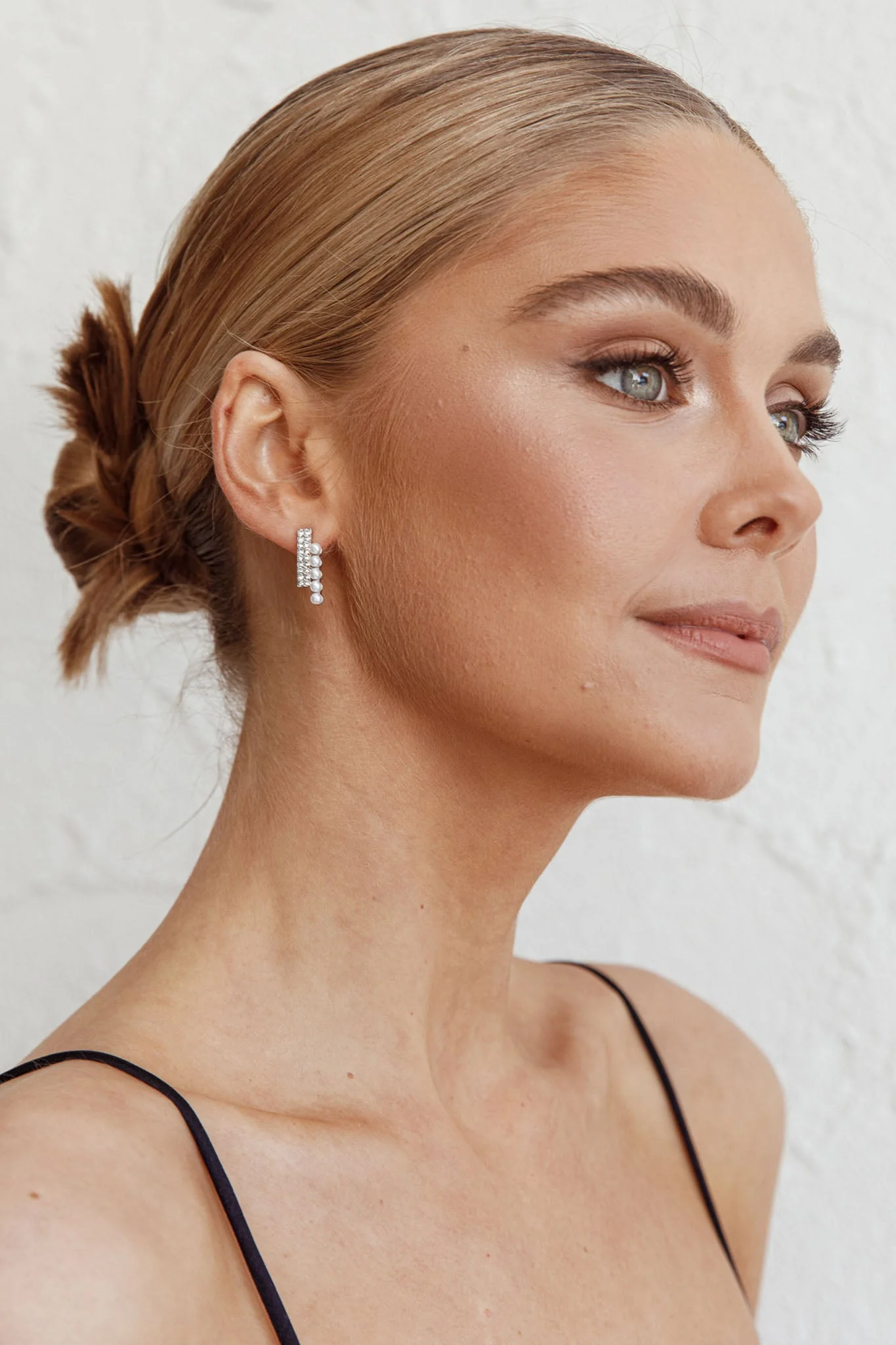 Scorpio Diamante Earrings Silver