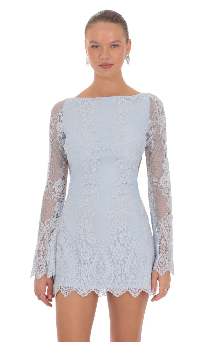 Jade lace Mini Dress