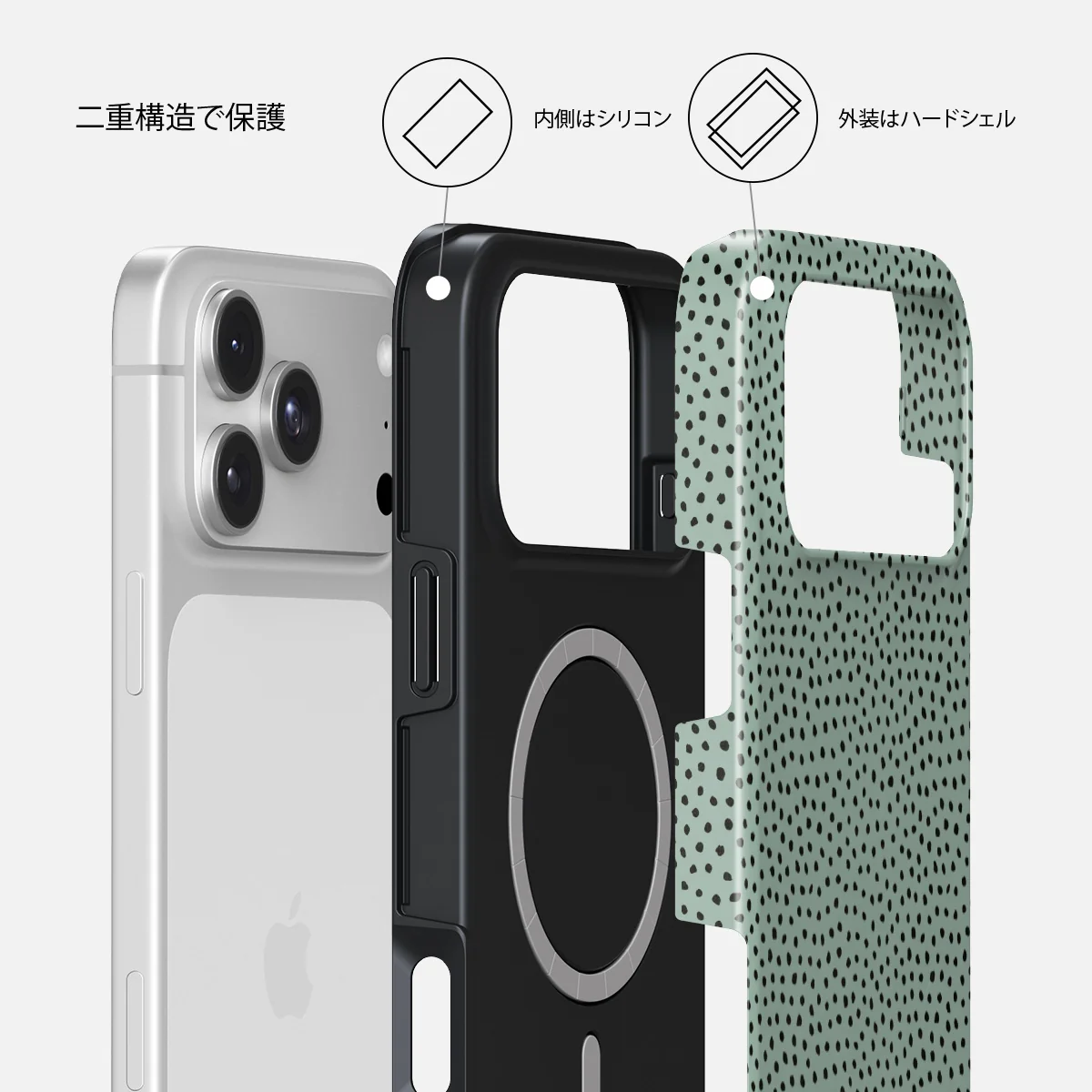 Mint Gelato - iPhone 18 Pro ケース