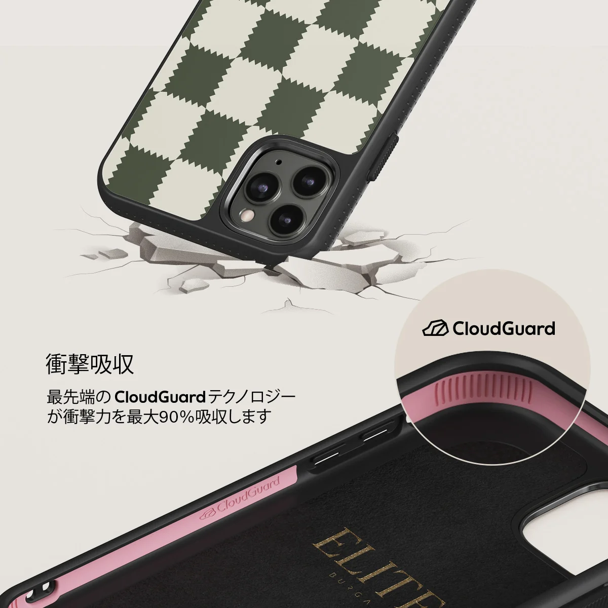 Retro Grid - iPhone 11 Pro ケース