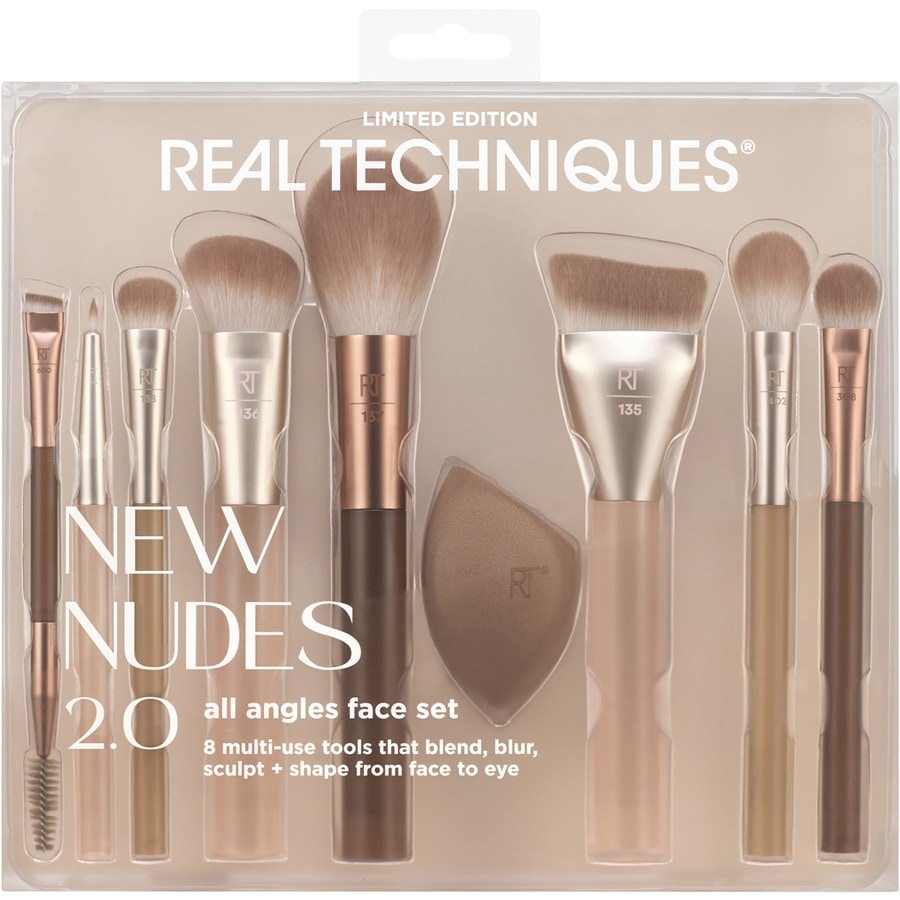 Real Techniques Face Brushes New Nudes 2.0 All Angles Face Set