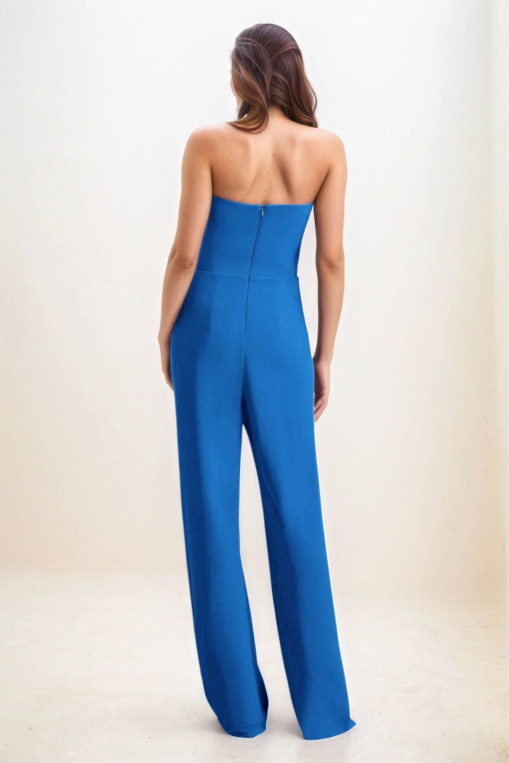 Jumpsuit Maxi Elastic Cloth Wedding Guest Dress CG0278