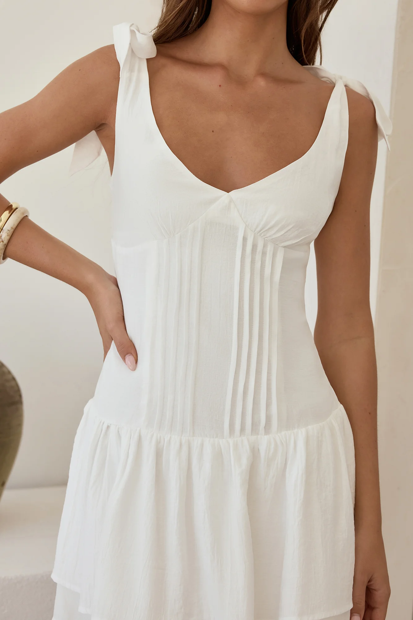 Heatwave Kiss Mini Dress White - luluinthesky