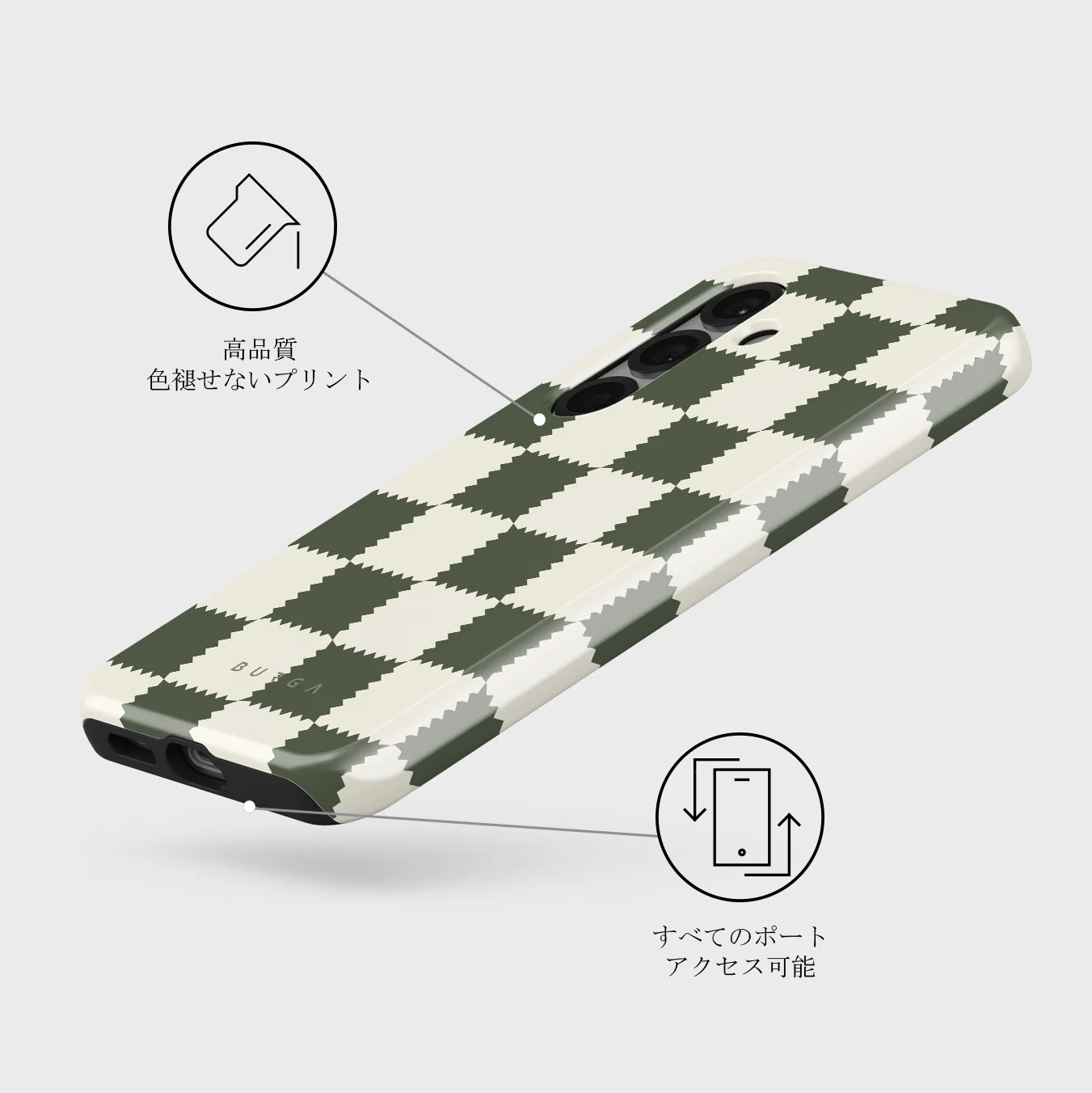 Retro Grid - Samsung Galaxy S25 Plus ケース