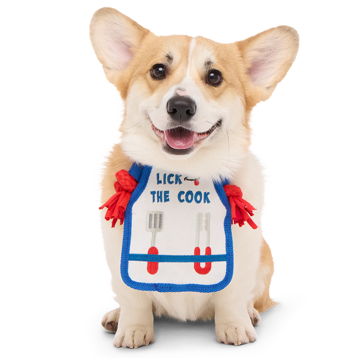Grrrill Champ Apron Plush Tug + Wearable Dog Toy