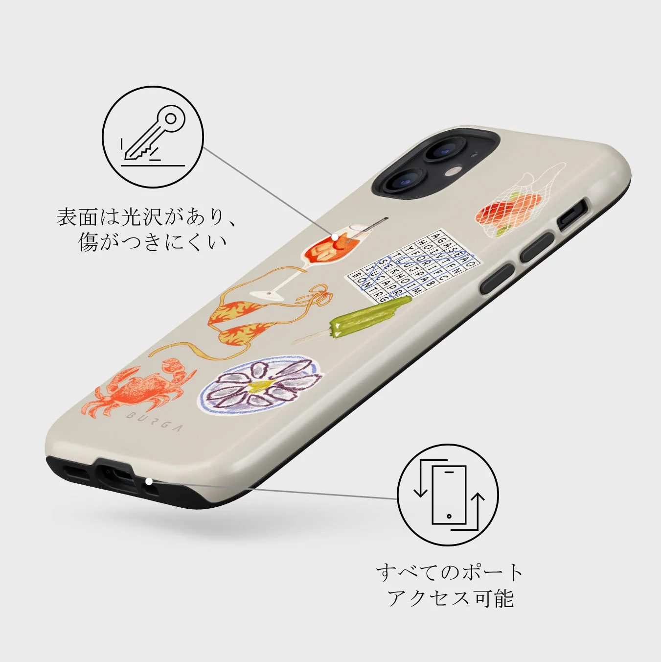 Seaside Muse - iPhone 12 ケース