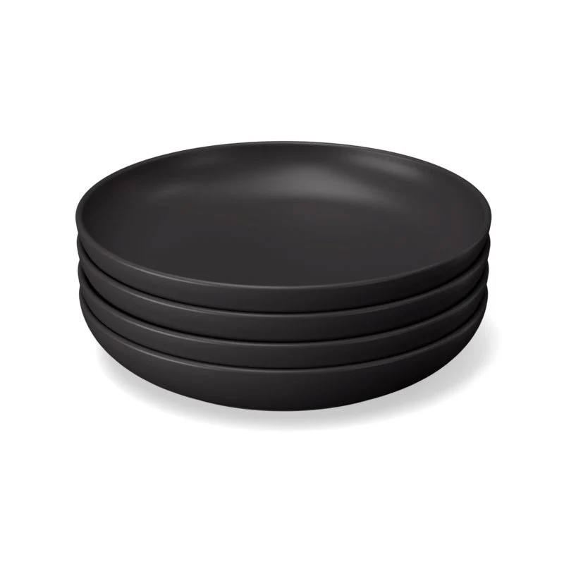 Vogeelle Round Deep Plate - Black