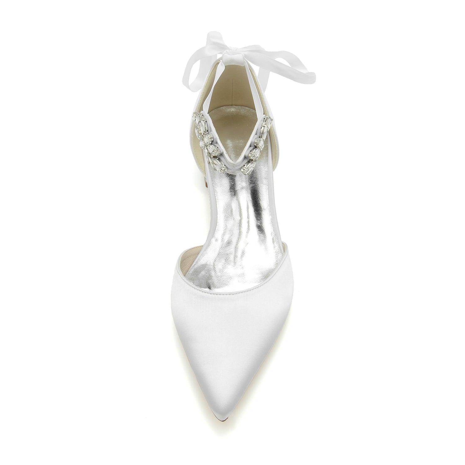 Flat Heel 2.5cm Silk-Like Shoes CK0364