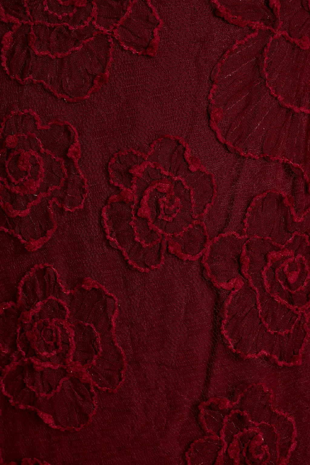 Daylight Mulberry Embroidered Maxi Dress