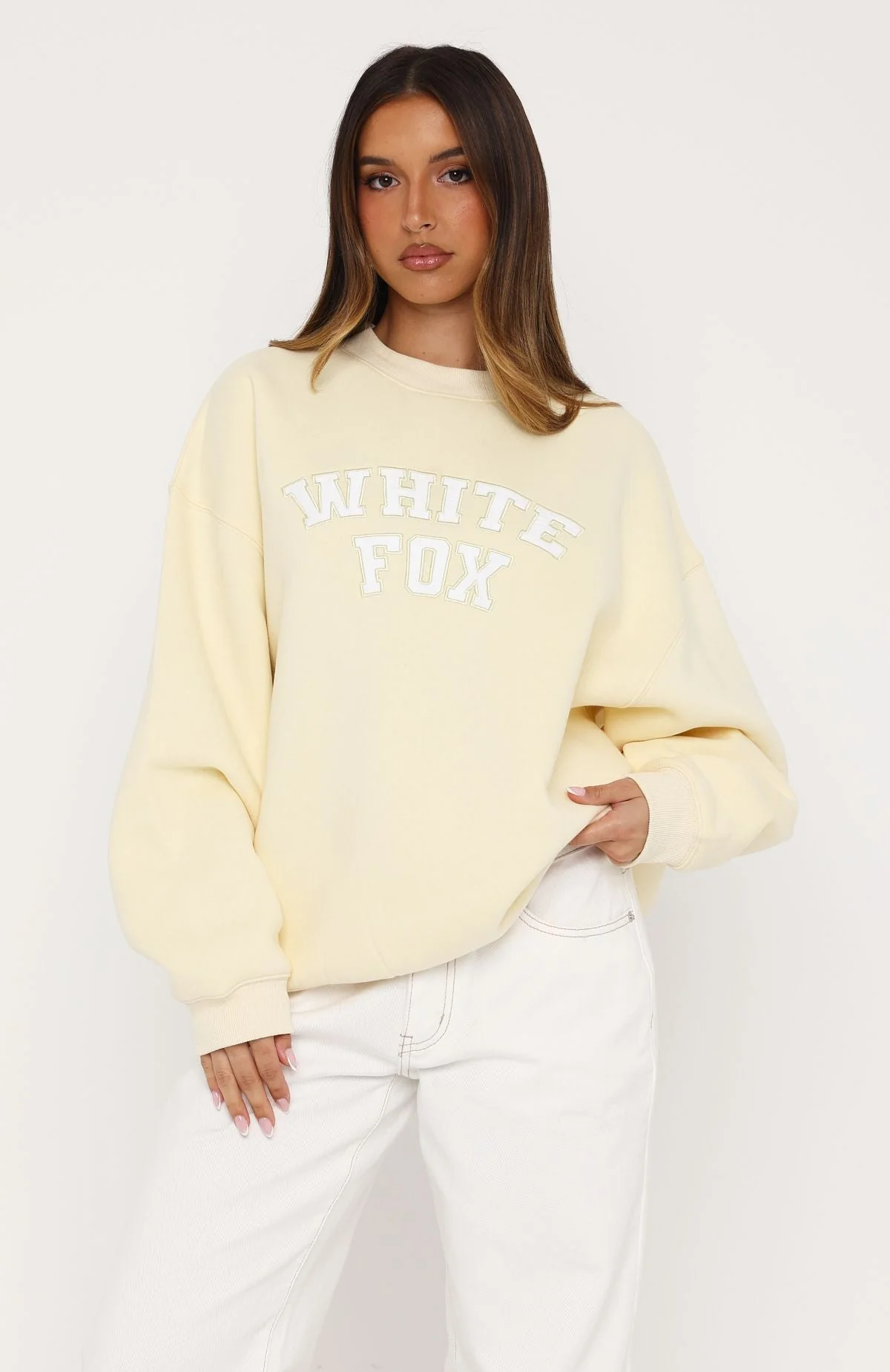 Major Upgrade Oversized Drop Shoulder Sweater Butter