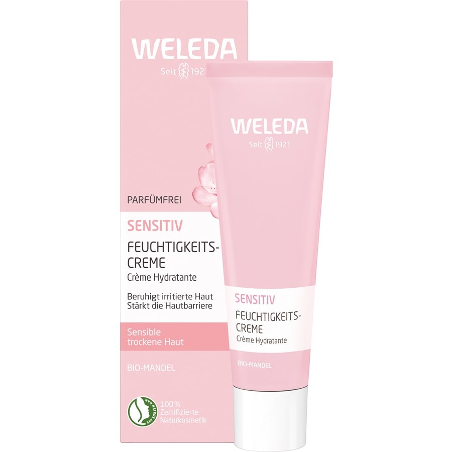 WELEDA Pielęgnacja na dzień Wrażliwy krem nawilżający Migdał