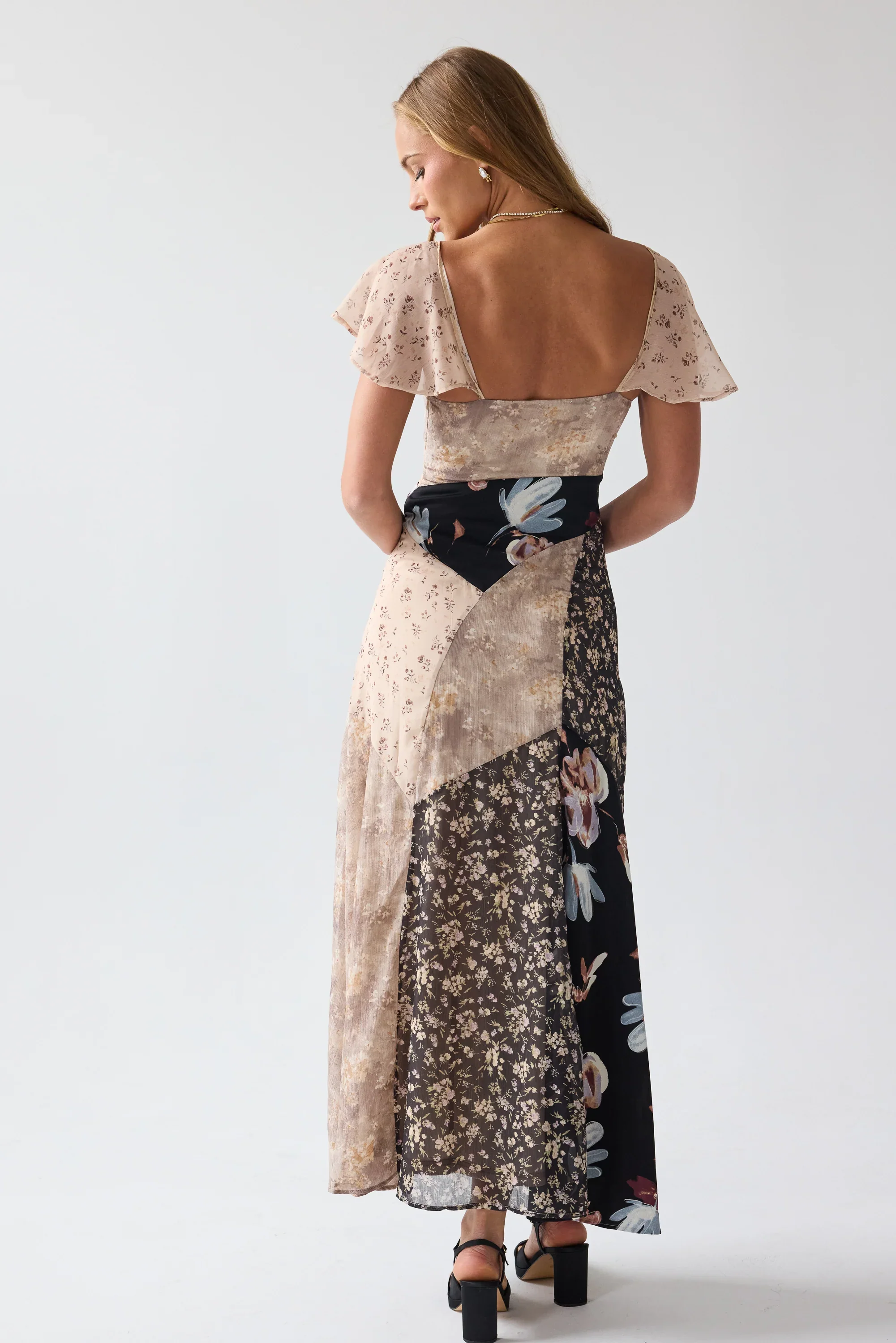 Zola Patchwork Maxi Dress