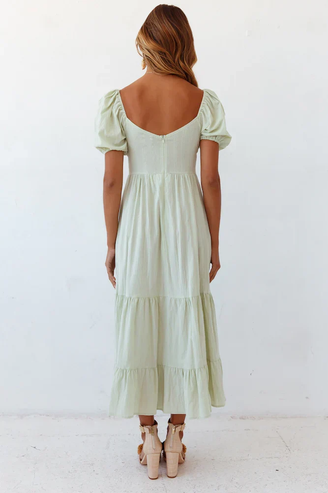 Summer Road-trip Maxi Dress Sage