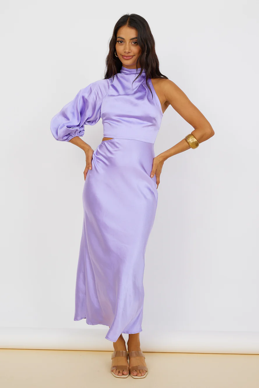 Love Spiral Maxi Dress Purple