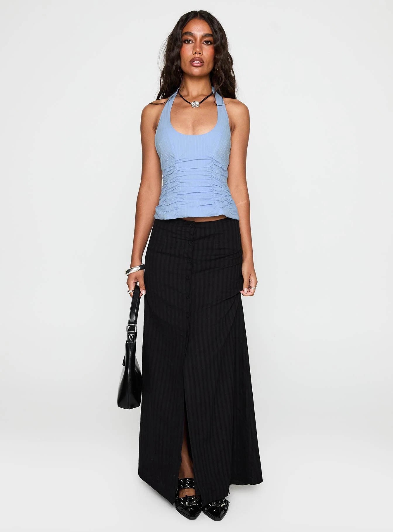 Nataliya Halter Top Blue