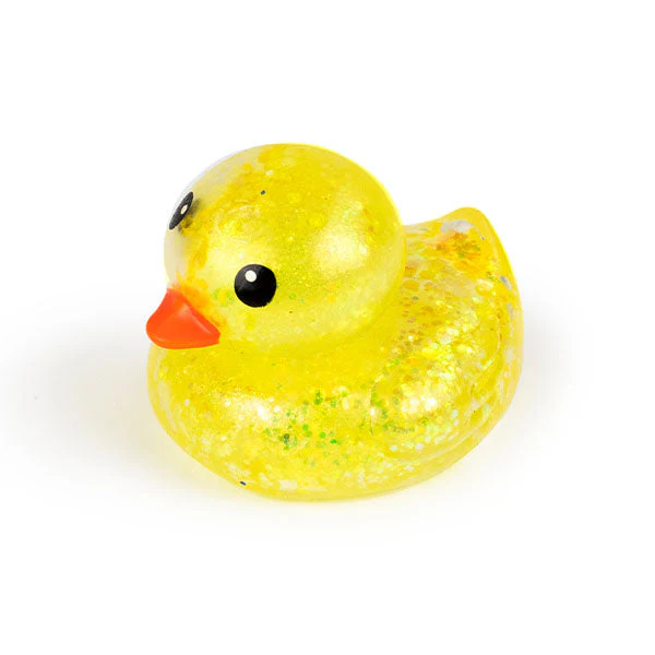 Sugah-Mals Glitter Ducks Sugar Stress Ball Squishy Fidget Toy (1pc) Color Ships Assorted