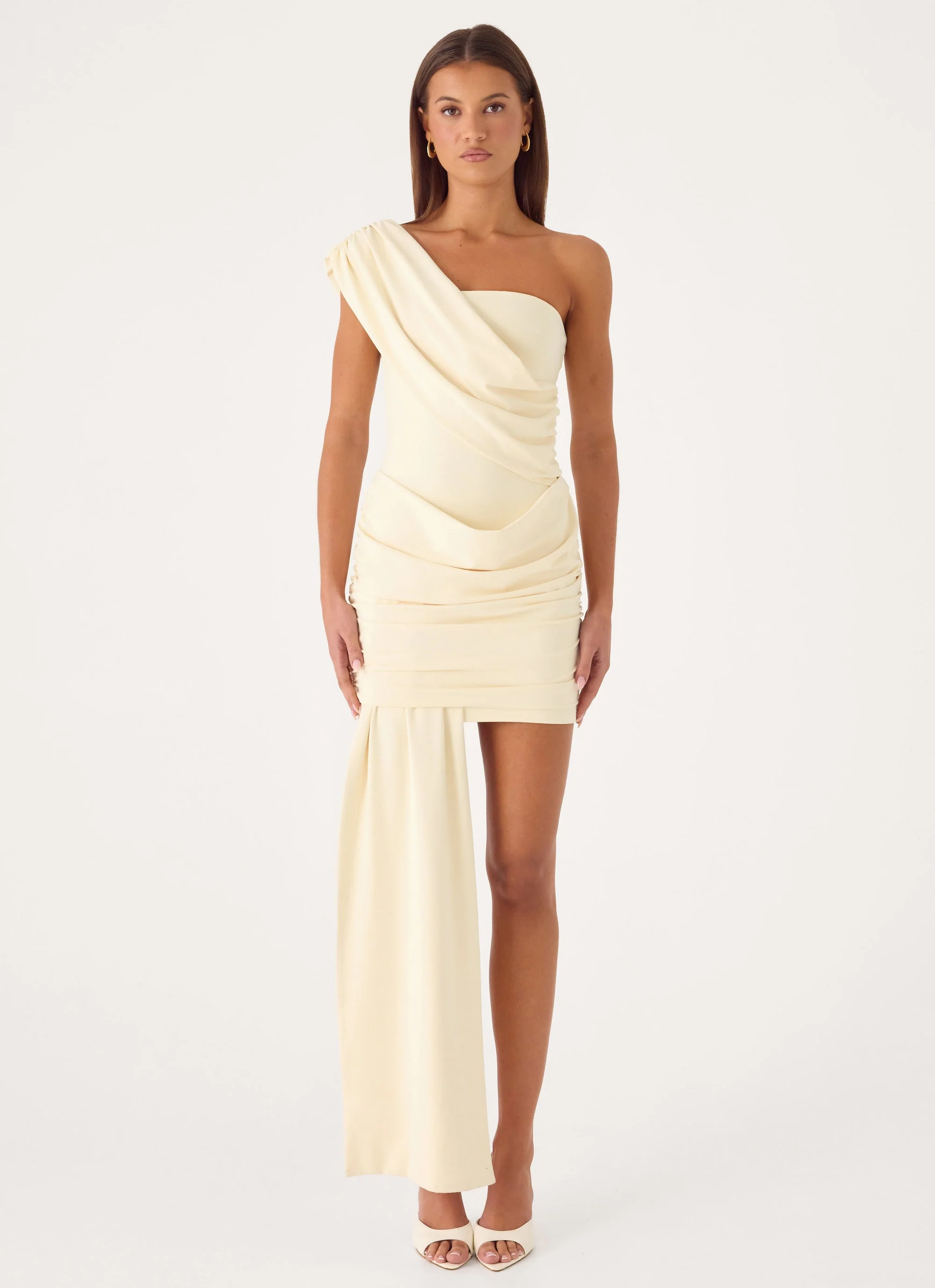 Alizee Mini Dress - Yellow - luluinthesky