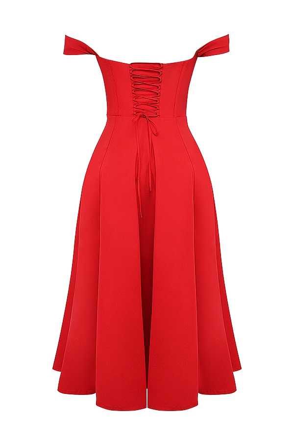 Scarlet Midi Sundress