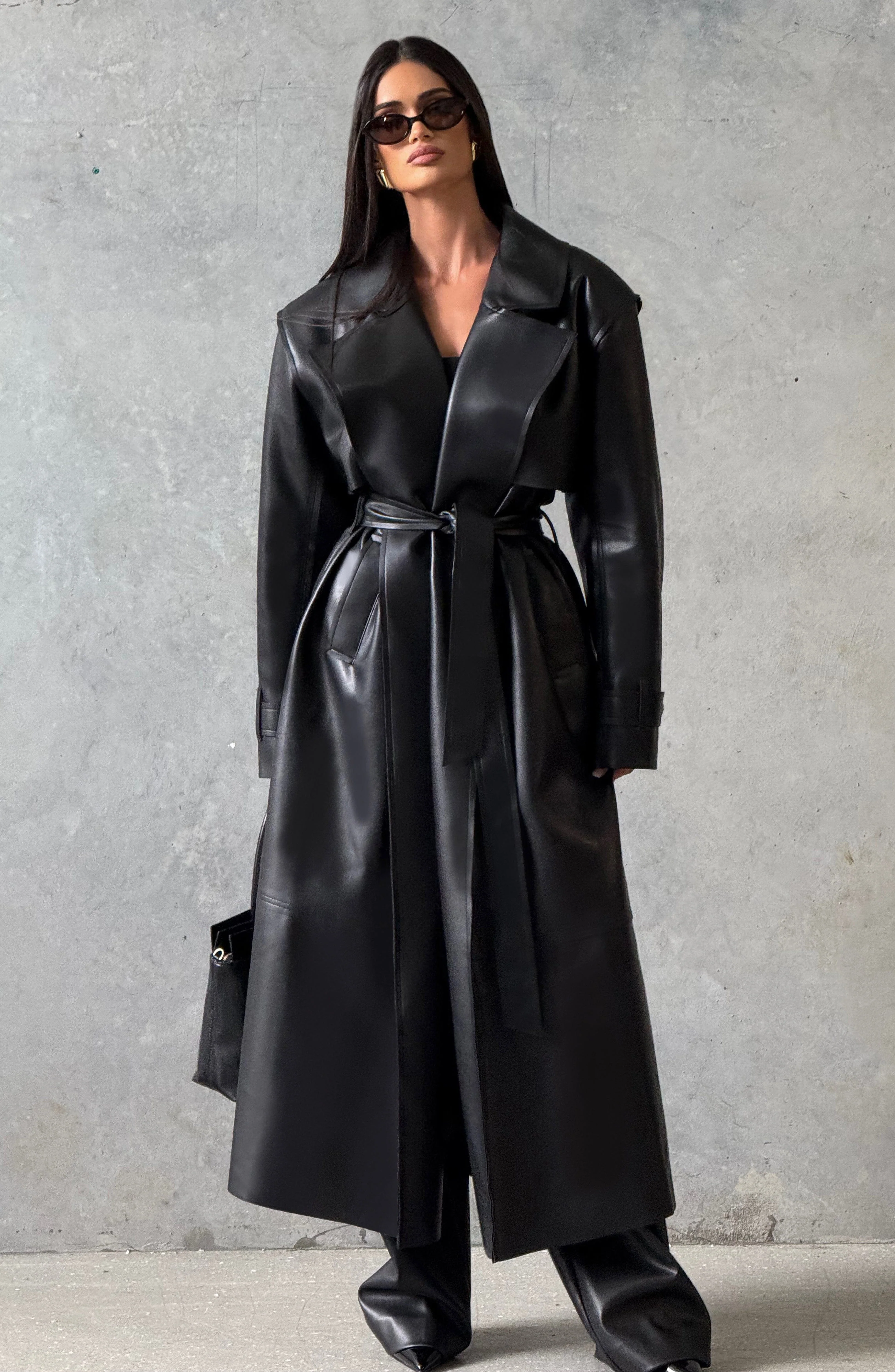 Bridget Trench Coat - Black