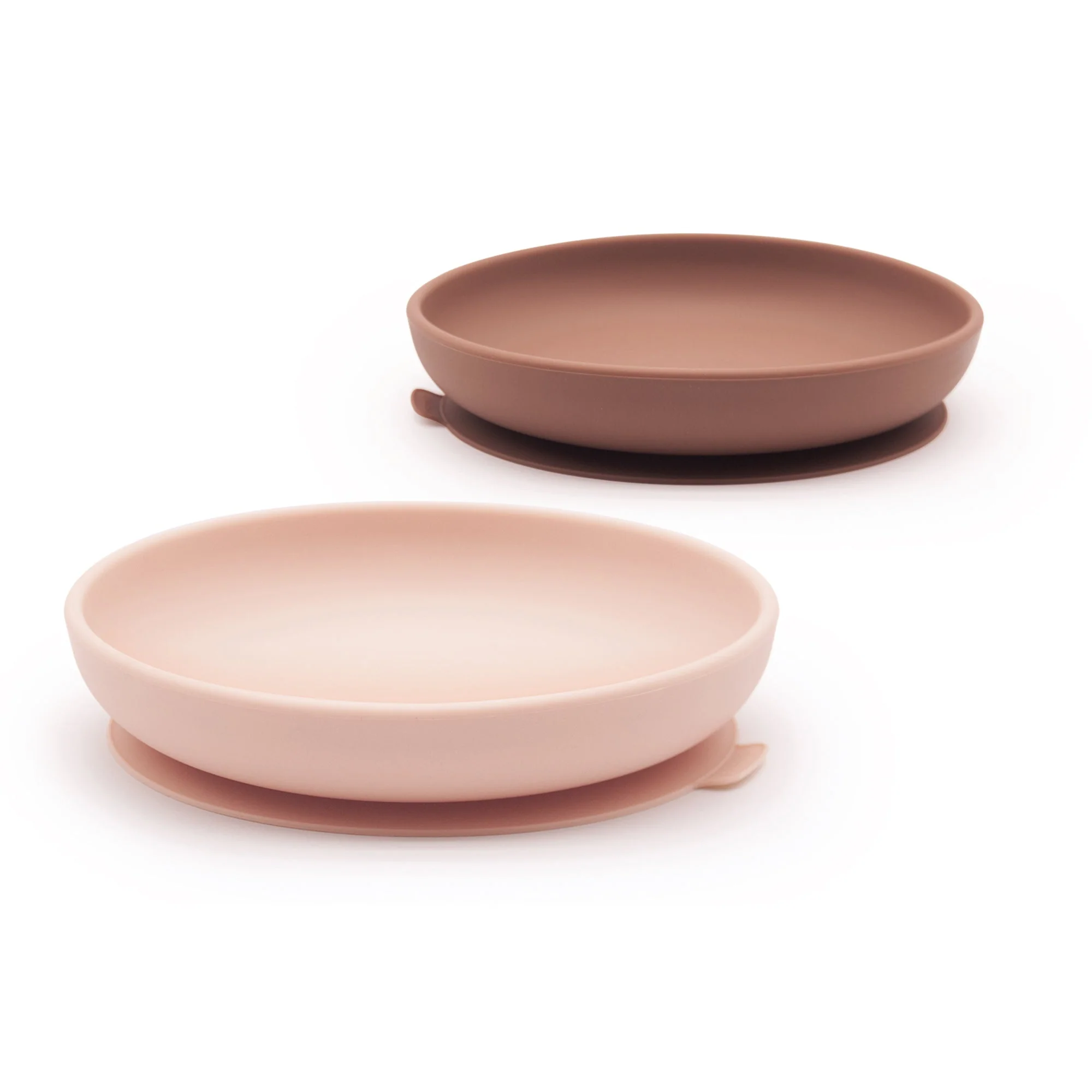 Vogeelle Silicone Suction Baby Plate Set - Blush / Terracotta