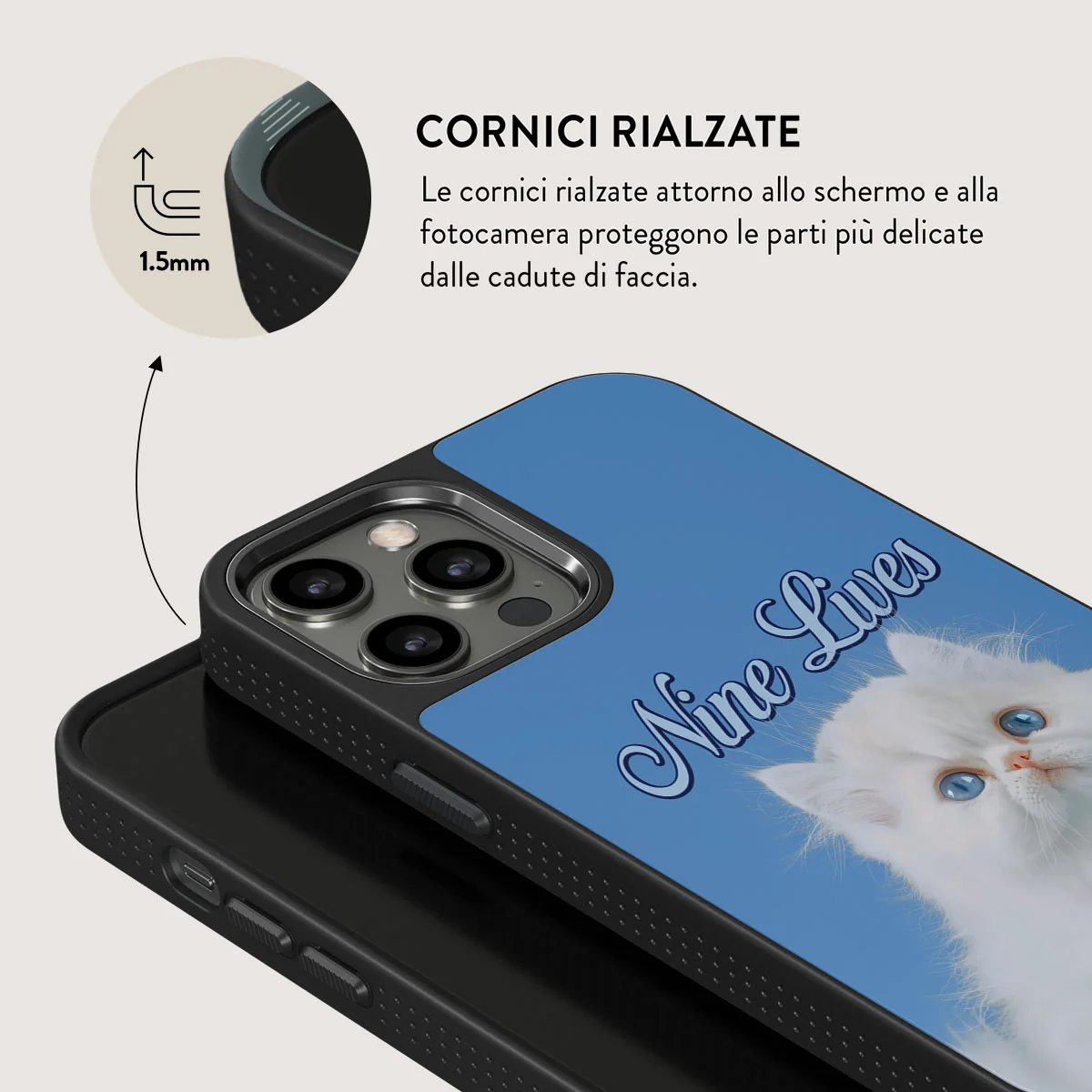 Nine Lives - iPhone 12 Pro ケース