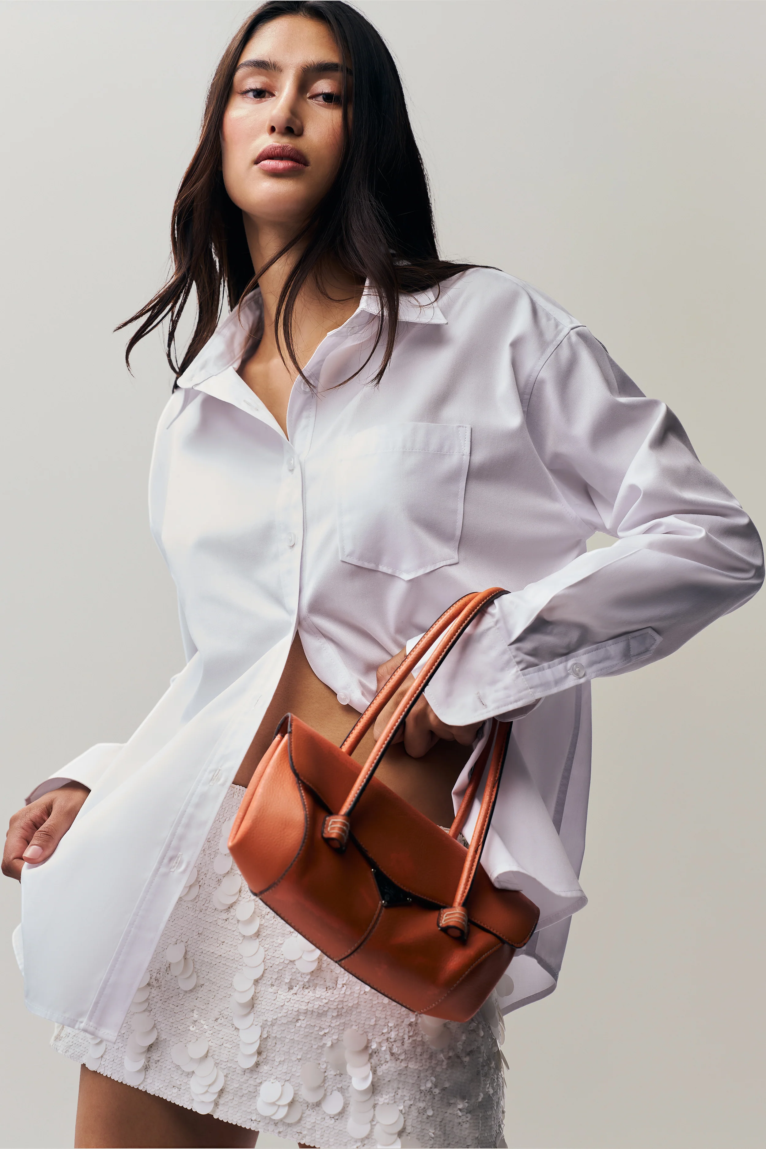 Low Rise Paillette Skirt - luluinthesky