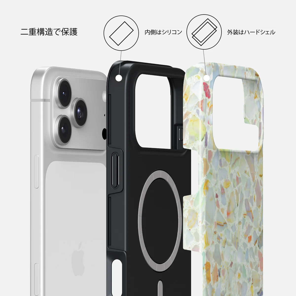 Rainbow Crush - iPhone 18 Pro ケース